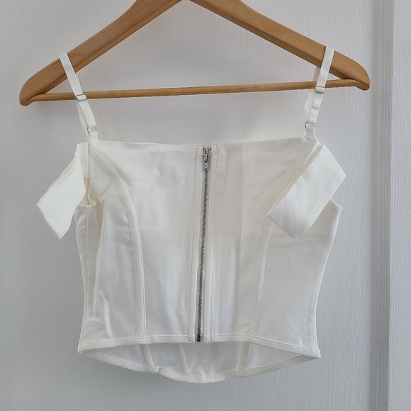 NWT i am gia bridget top in white - Picture 5 of 8